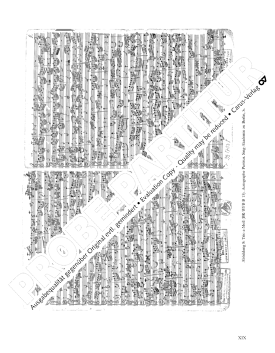 Gesamtausgabe Band 3 (Kammermusik: Duette, Solo- und Triosonaten) Score scores gallery preview page 20