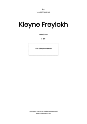 Kleyne Freylokh (Alto sax. solo, piano acc.)