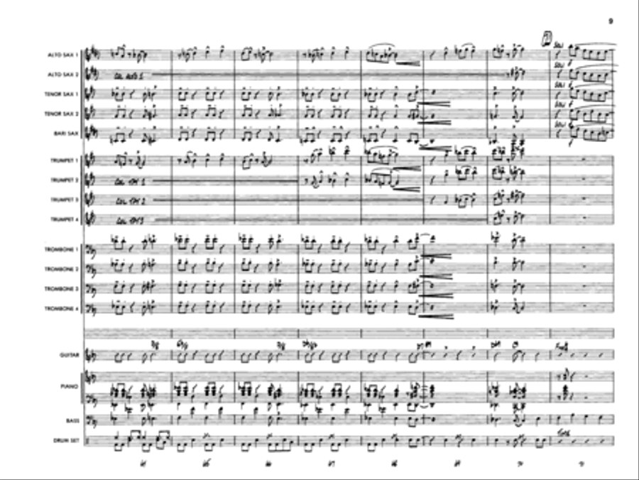 You Can't Get There From Here! Jazz Ensemble scores gallery preview page 10