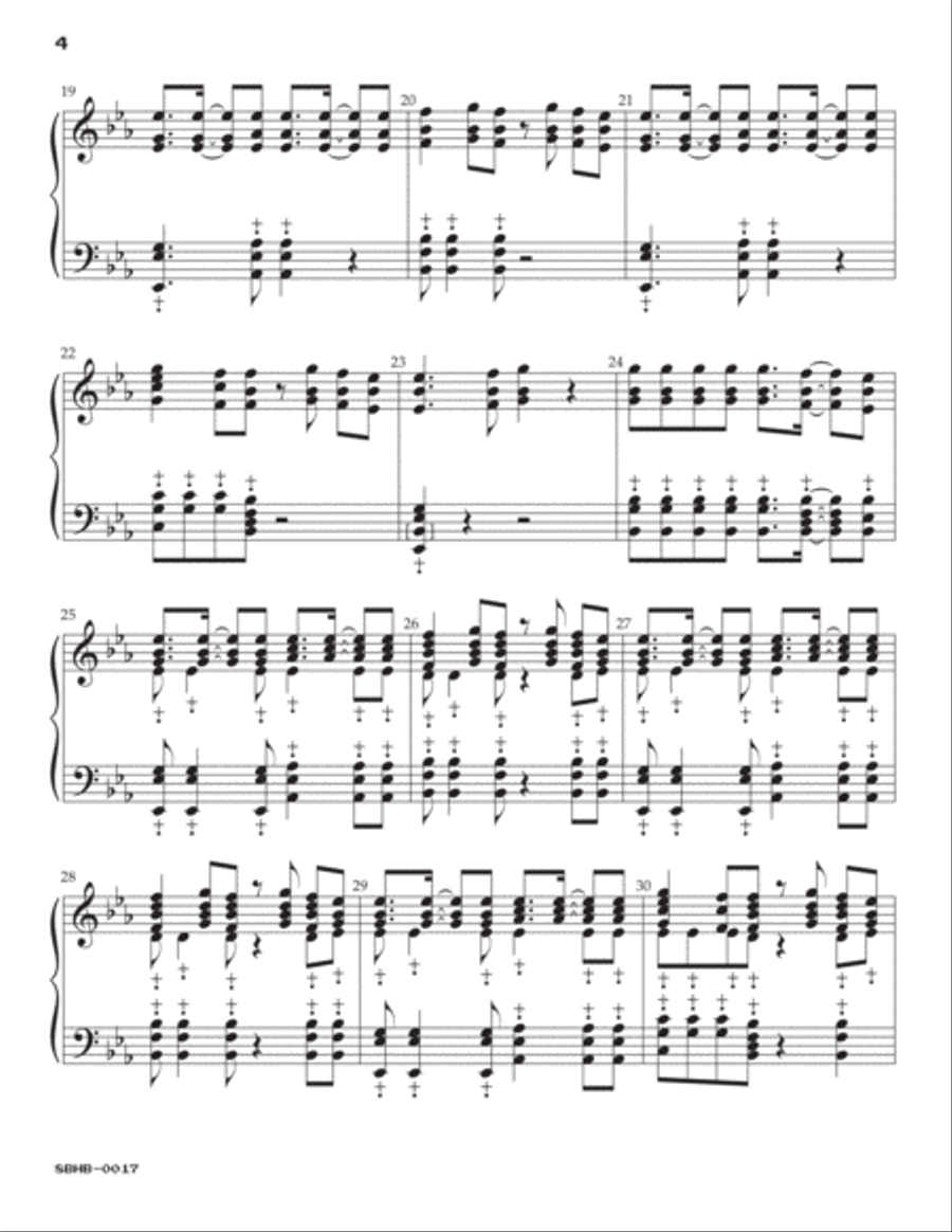 What Makes You Beautiful Handbell Choir scores gallery preview page 4