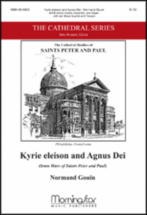 Book cover for Kyrie eleison and Agnus Dei from Mass of Saints Peter and Paul