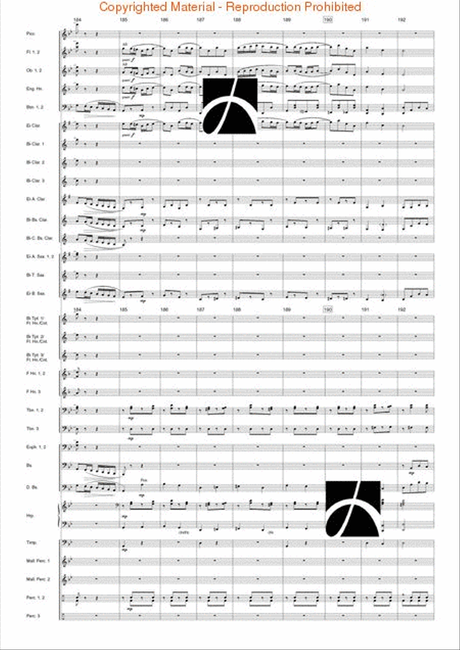 Tanczi Concert Band scores gallery preview page 21