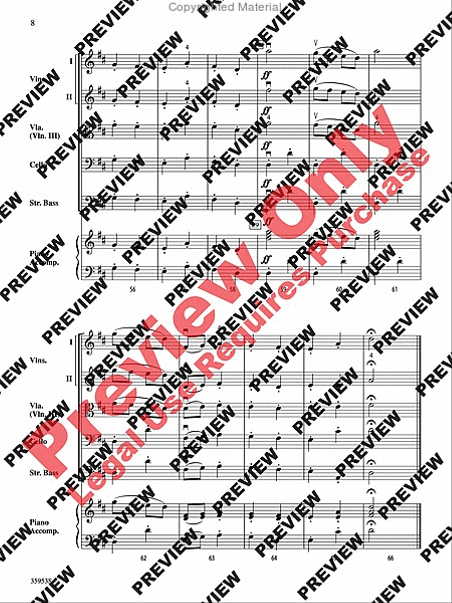A Bach Fest A Bach Fest String Orchestra scores gallery preview page 9