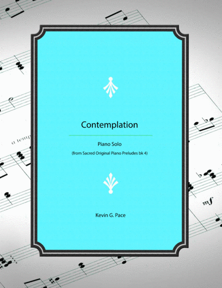 Contemplation - original piano solo prelude image number null