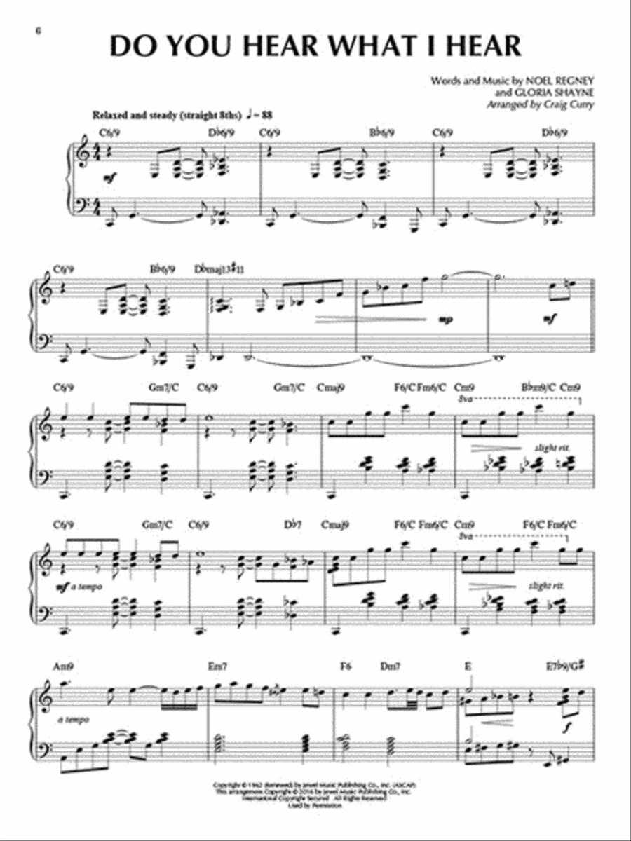 Jazzy Christmas Tunes Jazzy Christmas Tunes Piano Solo scores gallery preview page 4