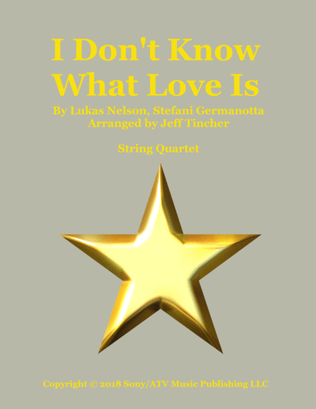 Book cover for I Don't Know What Love Is