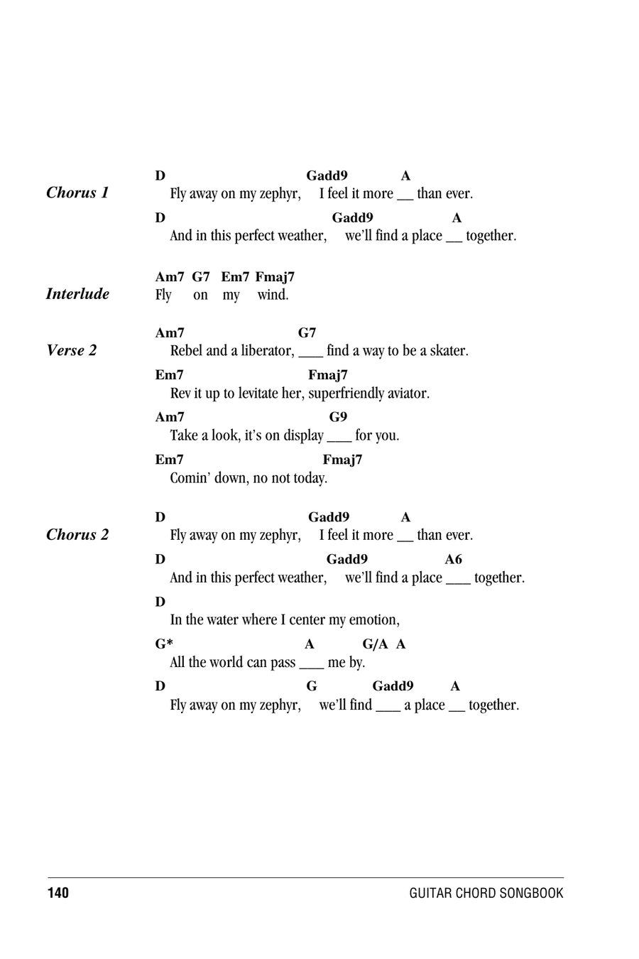 The Zephyr Song Acoustic Guitar scores gallery preview page 2