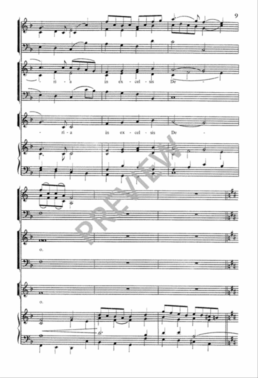 Angels We Have Heard On High 3-Part scores gallery preview page 10