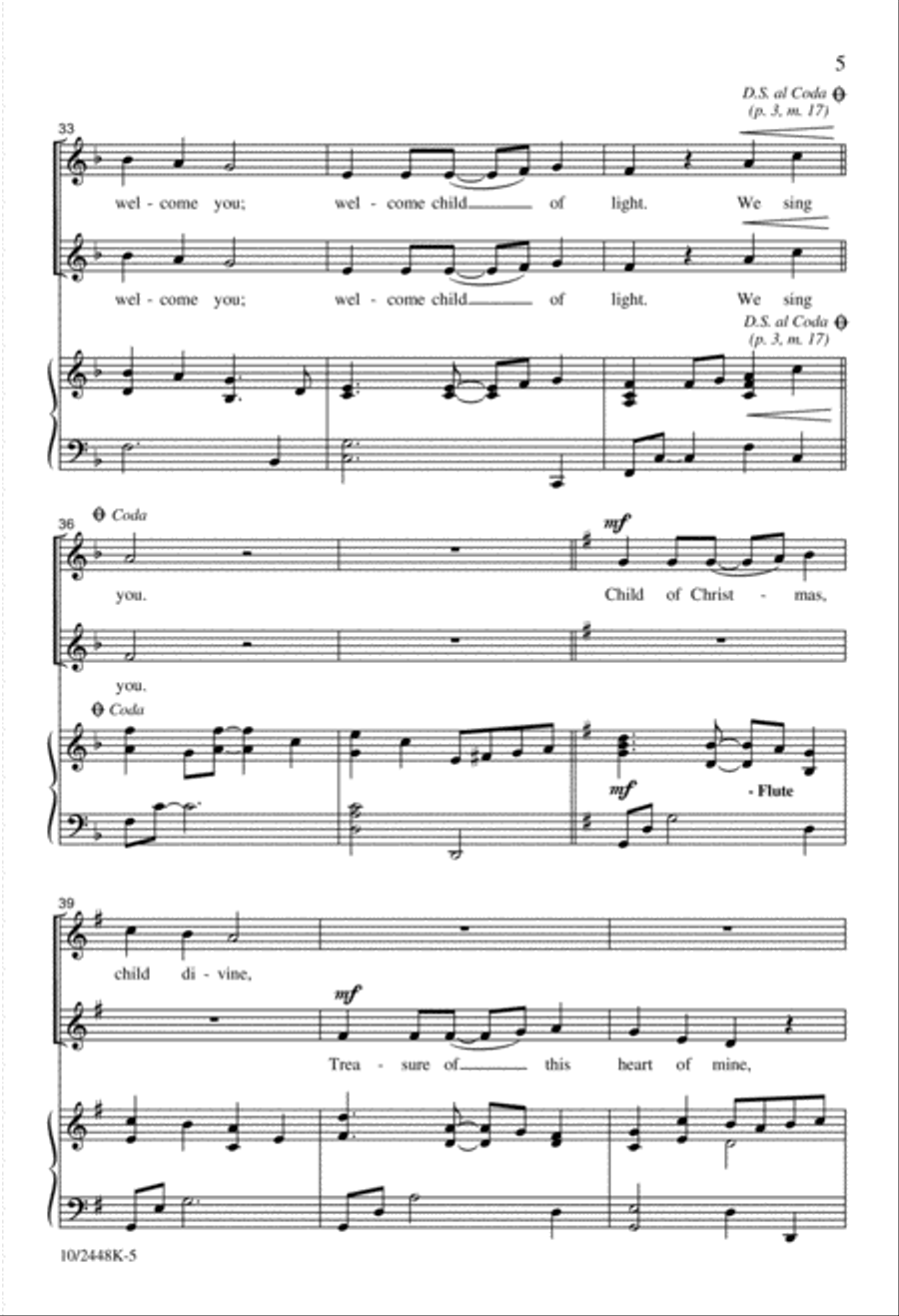 Child of Christmas Child of Christmas 2-Part scores gallery preview page 5