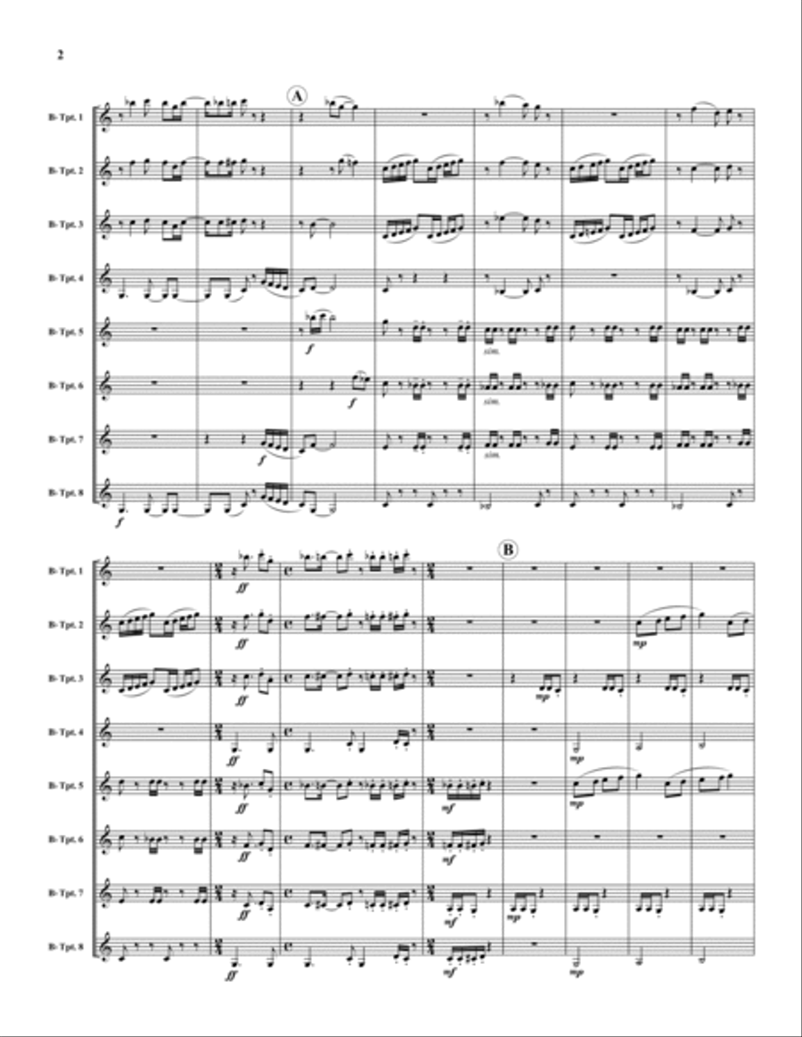 Table for Eight Large Ensemble scores gallery preview page 2