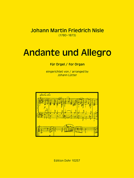 Andante und Allegro (für Orgel)