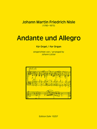 Book cover for Andante und Allegro (für Orgel)