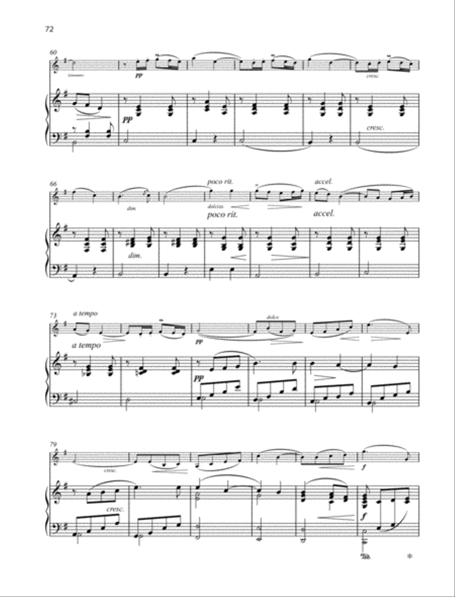 Chanson de matin G major Op. 15, No. 2 Violin Solo scores gallery preview page 3