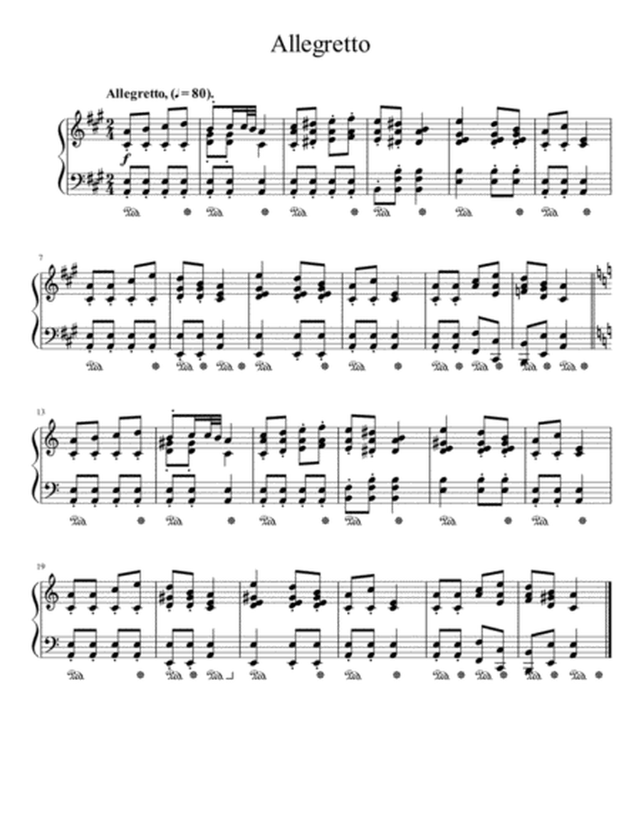 Chopin Allegretto and Mazurka, KK VIIb/7-8 ( ORIGINAL KEY) image number null