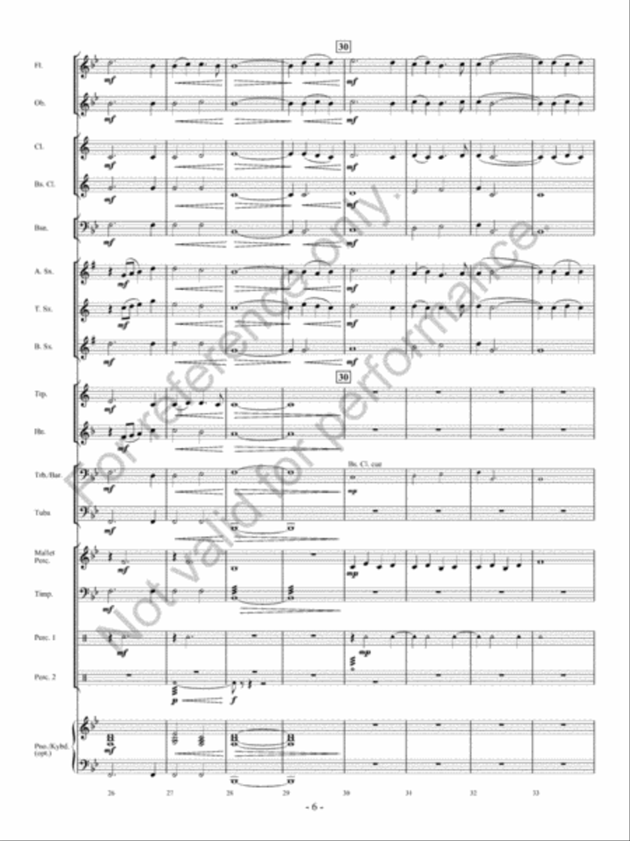 Our First Band Concert Concert Band scores gallery preview page 25