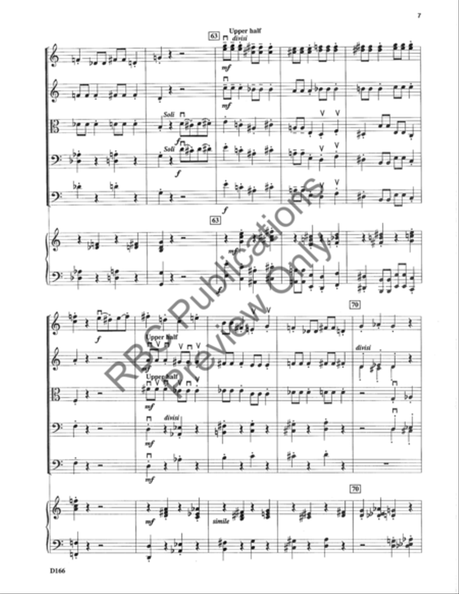 Etudes For String Martele March (Score) String Orchestra scores gallery preview page 10