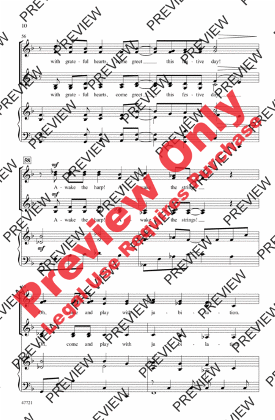 Singers, Arise! Women's Choir scores gallery preview page 10