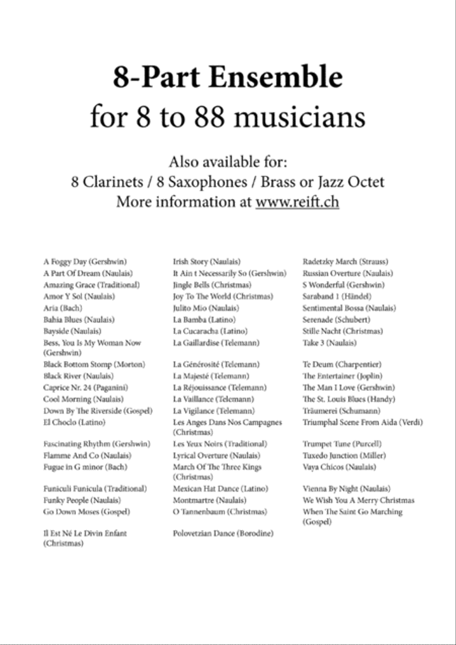 Bahia Blues Concert Band scores gallery preview page 8