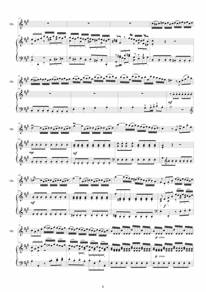 Brescianello - Concerto in A major Op.1 No.11 for Oboe (or Flute) and Piano image number null