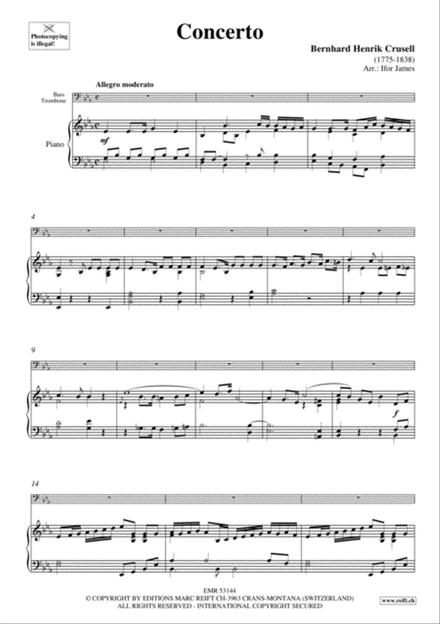 Concerto Concerto Bass Trombone scores gallery preview page 4