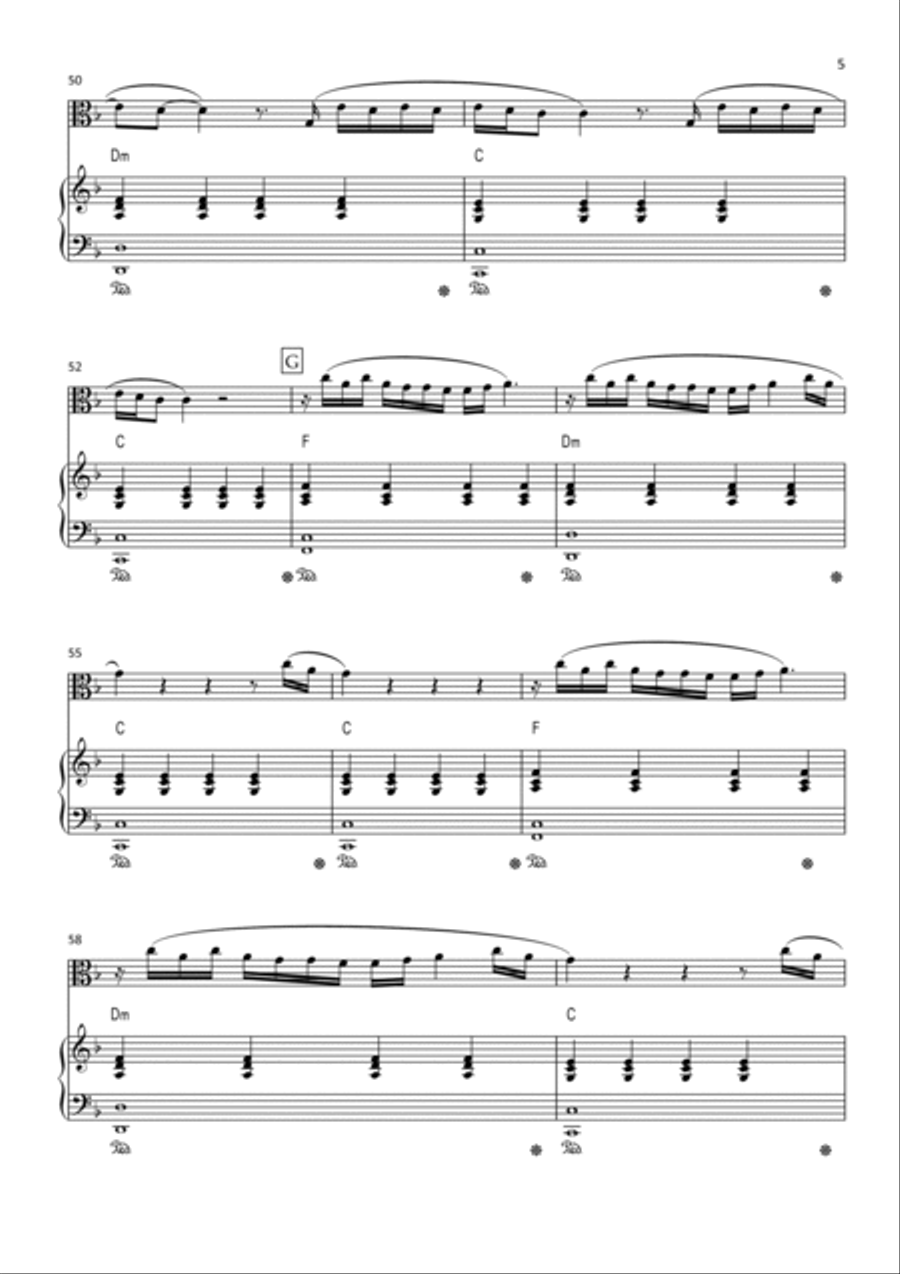Sign Of The Times Sign Of The Times Viola scores gallery preview page 5