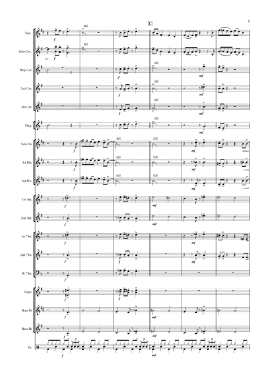 Hit The Road Jack Hit The Road Jack Brass Band scores gallery preview page 5
