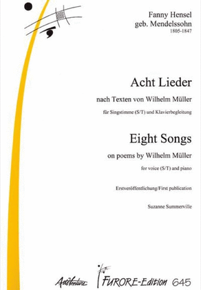 Book cover for Acht Lieder fur hohe Stimme