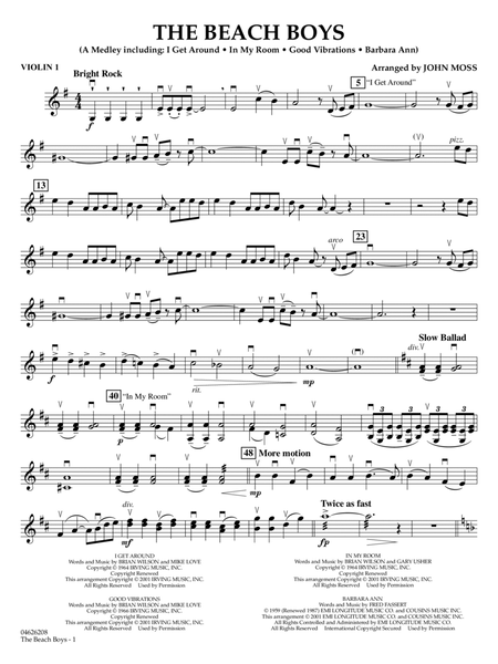 The Beach Boys (arr. John Moss) - Violin 1