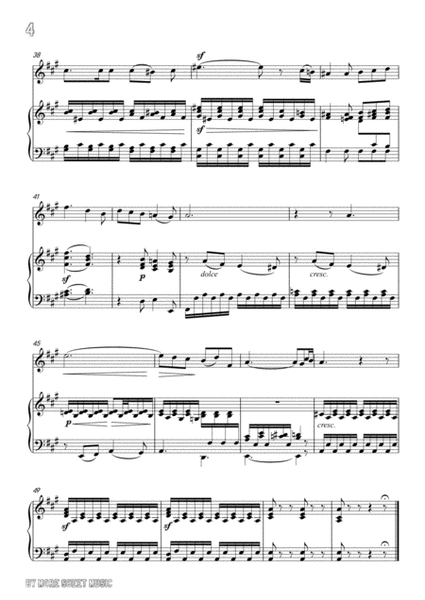 Mendelssohn-Der Blumenstrauss,for Flute and Piano image number null