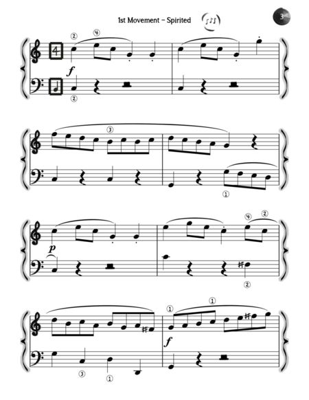 Clementi Sonatina No. 1, Op. 36 (easy to read edition) image number null