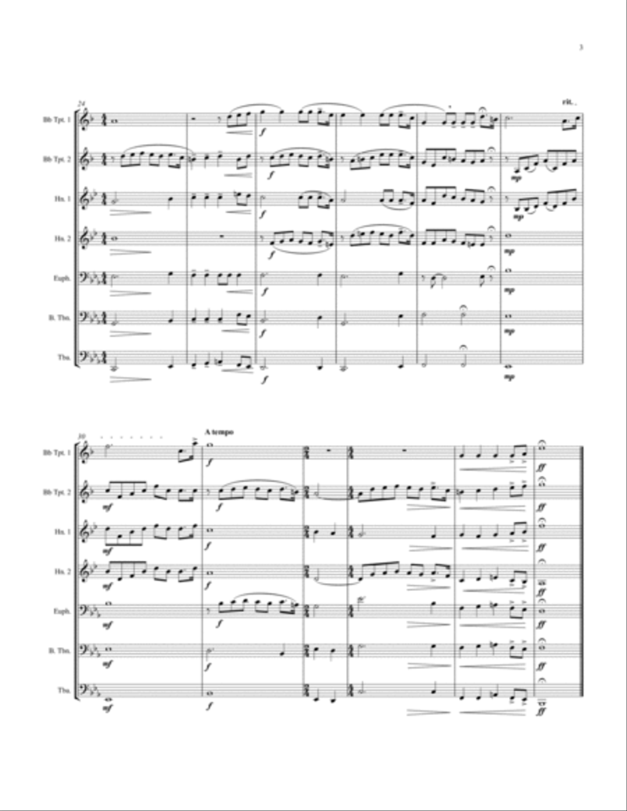 Nessun Dorma Chamber Music scores gallery preview page 4