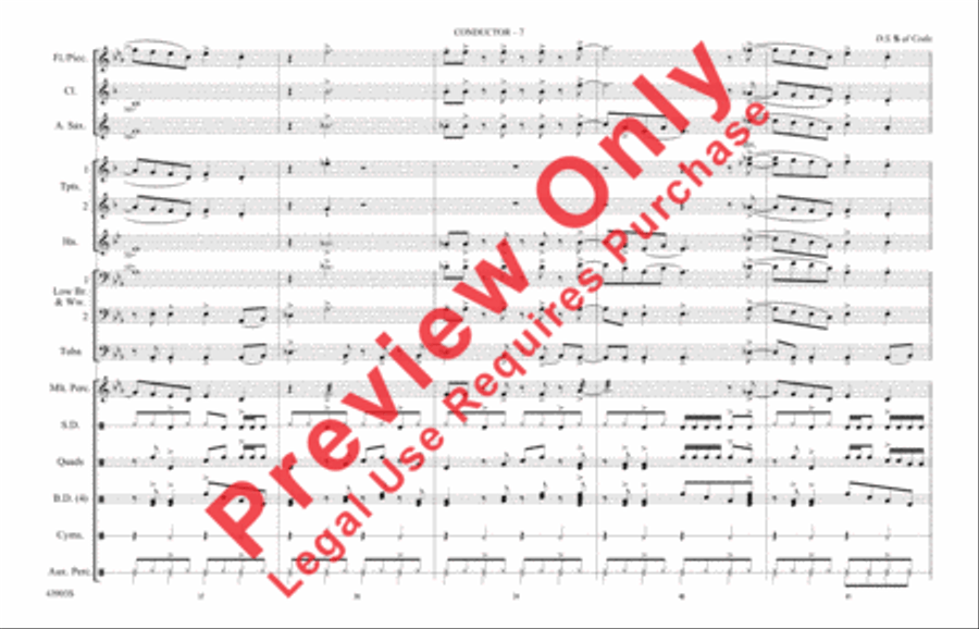 Shout It Out Loud Marching Band scores gallery preview page 8