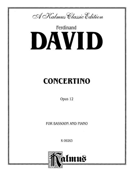 Concertino, Op. 12