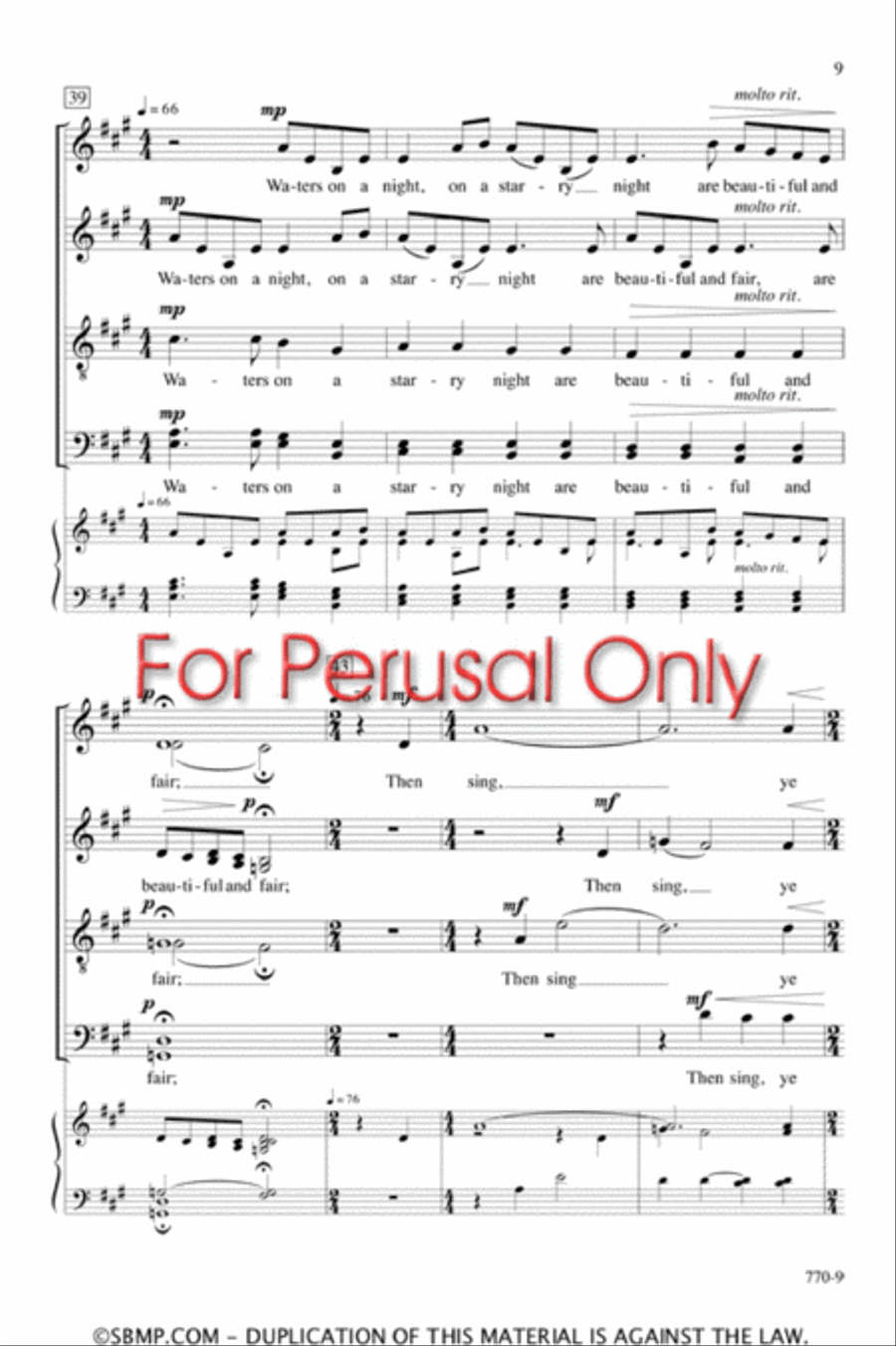 There was a time - SATB divisi Octavo Divisi scores gallery preview page 8