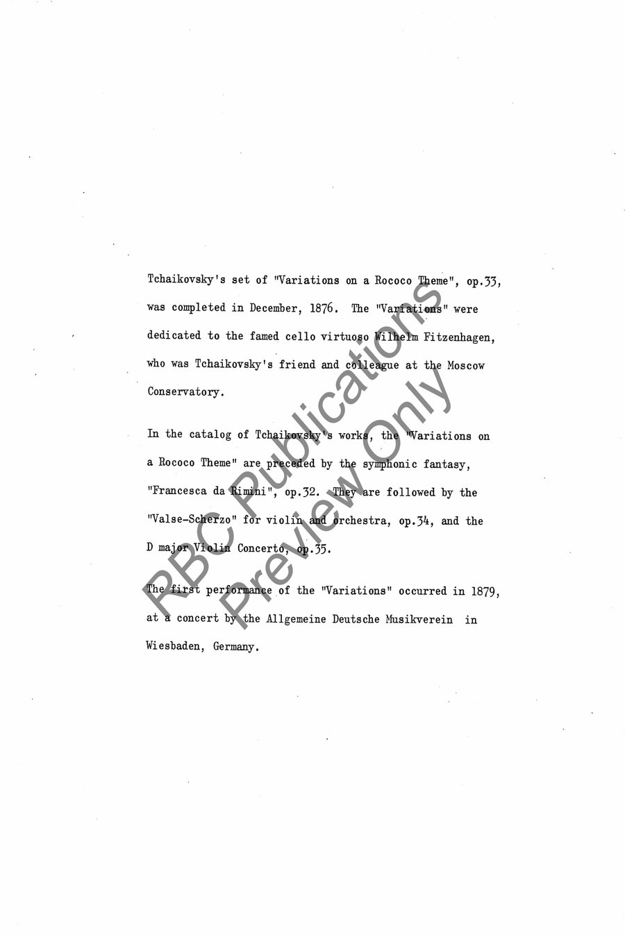 Variations On A Rococo Theme Viola scores gallery preview page 3