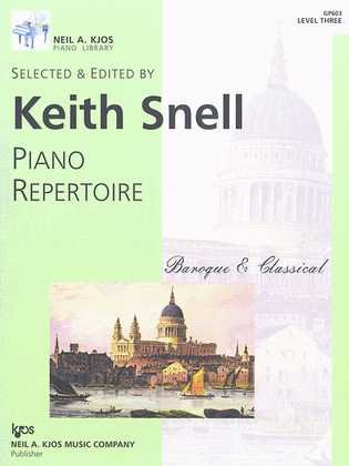 Book cover for Neil A. Kjos Piano Library Piano Repertoire: Baroque/Classical Level 3
