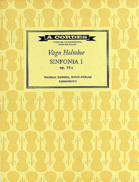 Vagn Holmboe: Sinfonia No.1 For Strings (Study Score)