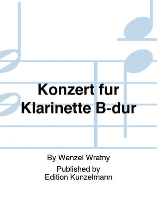 Book cover for Concerto for clarinet in B-flat major