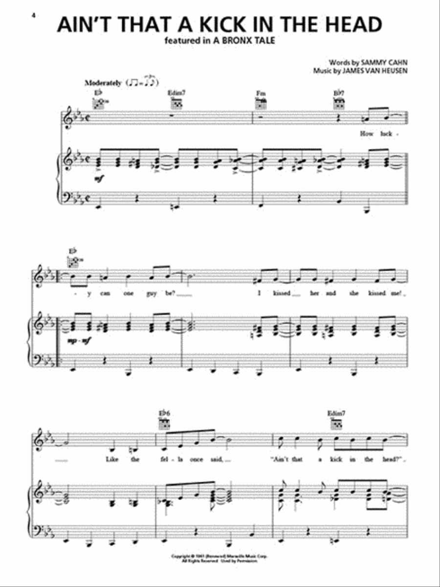 Popular Songs from Movie Soundtracks Piano, Vocal, Guitar scores gallery preview page 3