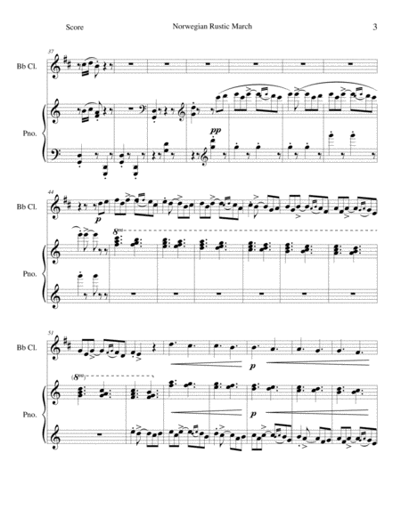 Norwegian Rustic March - Mvt. 2 from Lyric Pieces - Opus 54 image number null