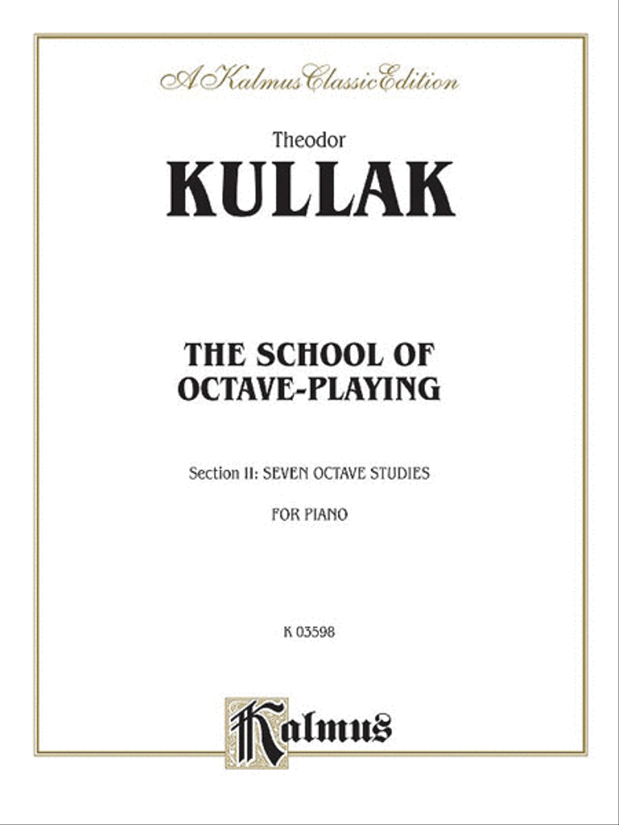 School of Octave Playing, Volume II Piano Method scores gallery preview page 1