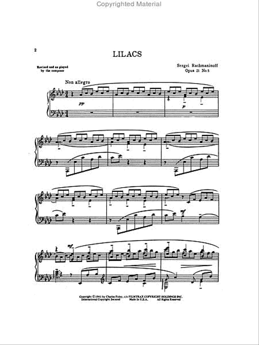 Lilacs Small Ensemble scores gallery preview page 2