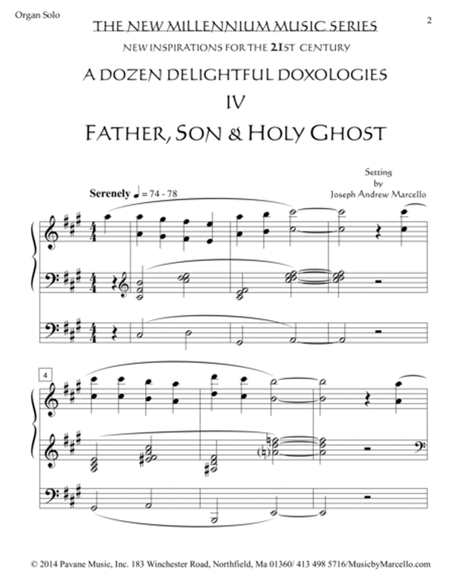 Delightful Doxology IV - Father, Son & Holy Ghost - Organ (A) image number null