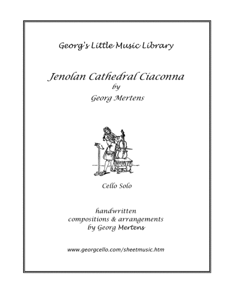 Cathedral (Jenolan) Ciaconna for cello solo