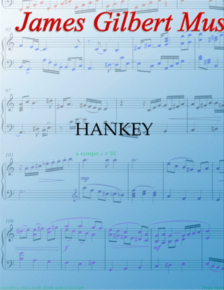 HANKEY (I Love To Tell The Story) Small Ensemble scores gallery preview page 6
