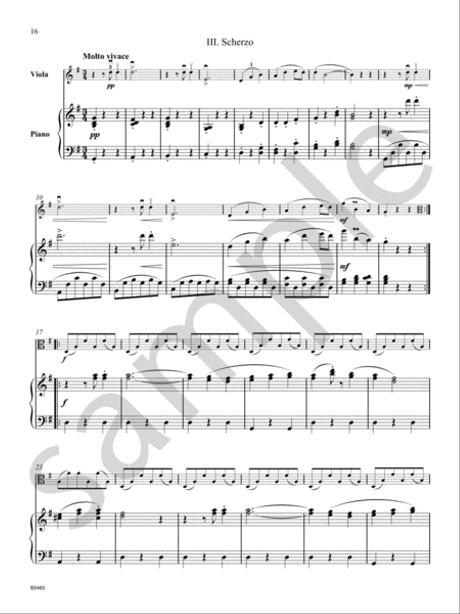 Sonatina Viola scores gallery preview page 8