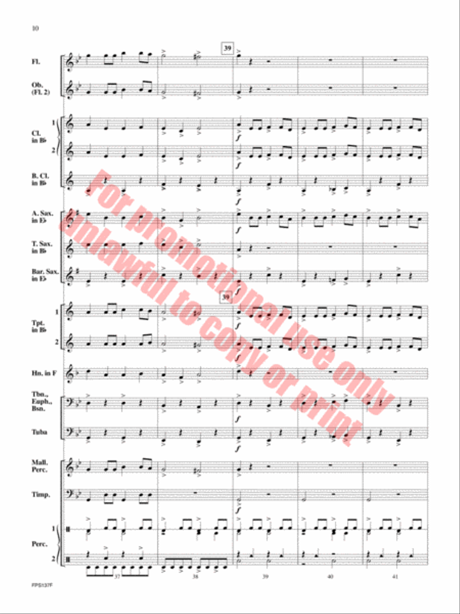 Stryker Concert Band scores gallery preview page 11