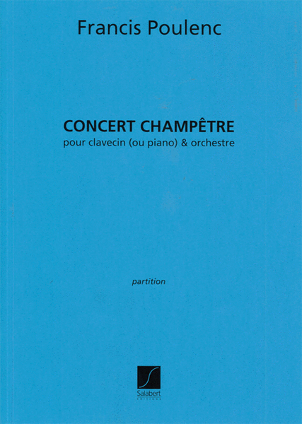 Concert Champetre Partition Clavecin Ou Piano Et
