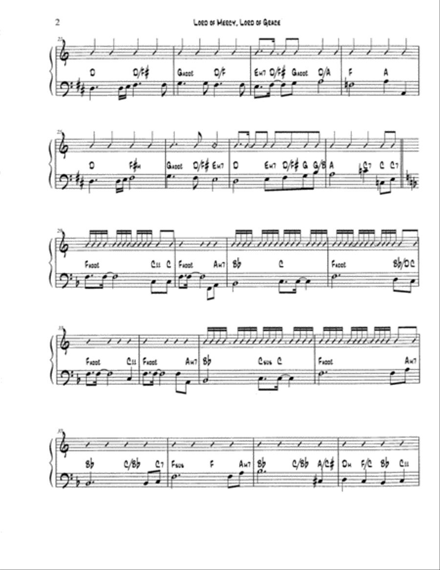 Lord of Mercy, Lord of Grace Set of Parts scores gallery preview page 3