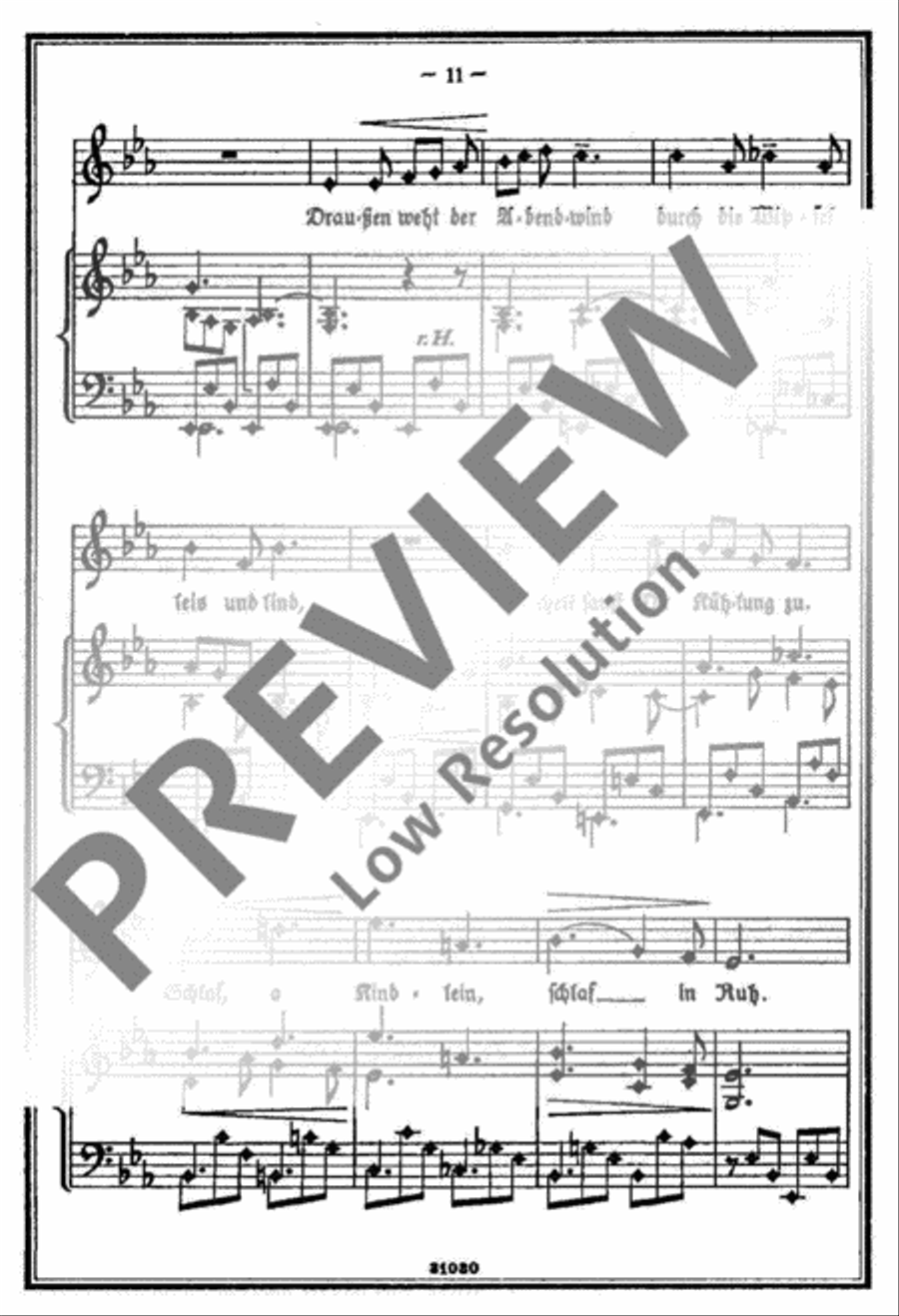 4 Gesänge Voice Solo scores gallery preview page 12